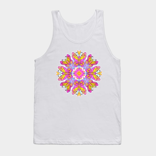 Butterfly mandala Tank Top by weilertsen